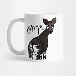 Okapi with name Mug